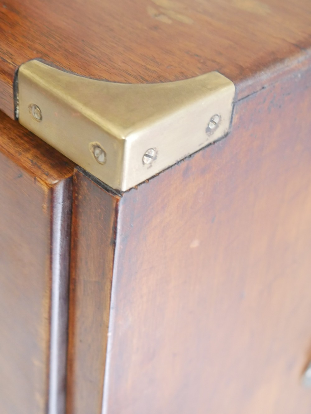 19thC Campaign Chest of Drawers View VII