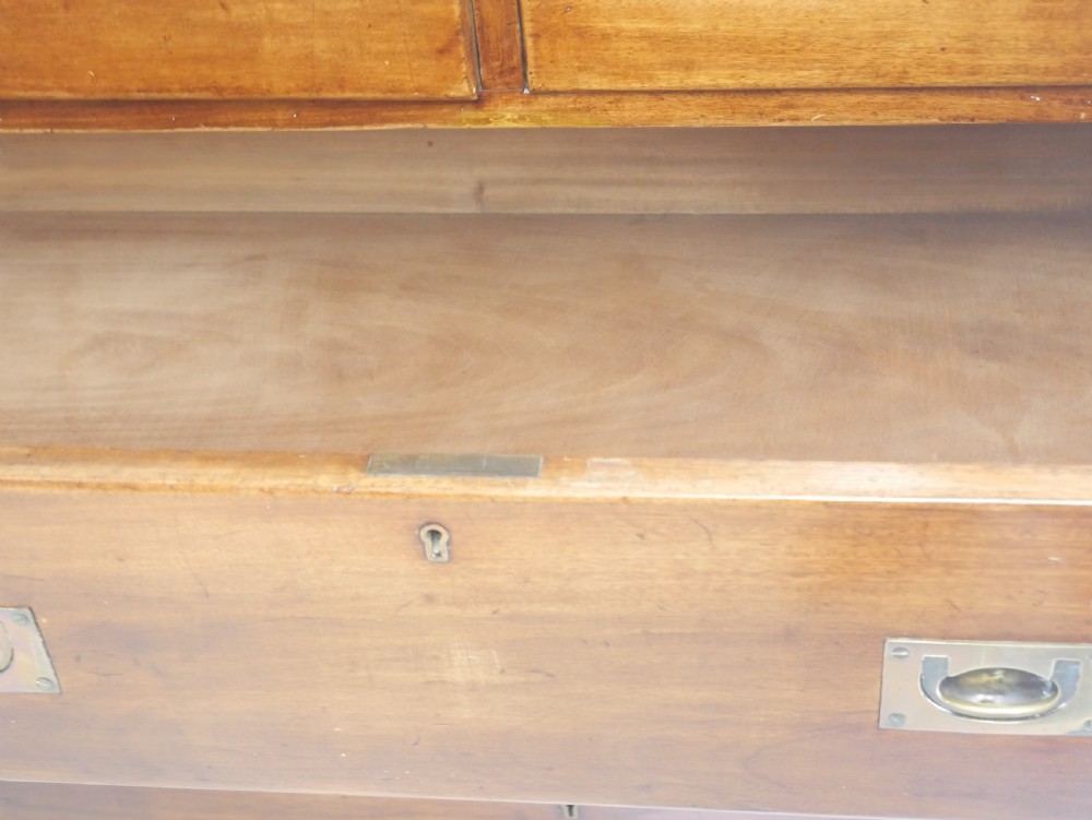 19thC Campaign Chest of Drawers View XIII
