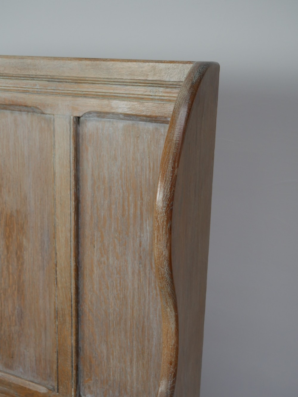 Small Limed Oak Settle View III