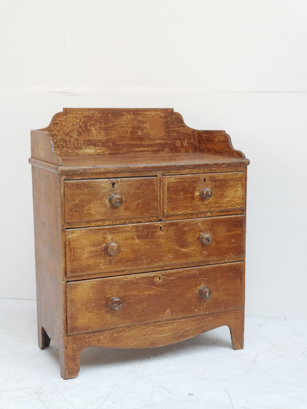 19thC Painted  Chest of Drawers