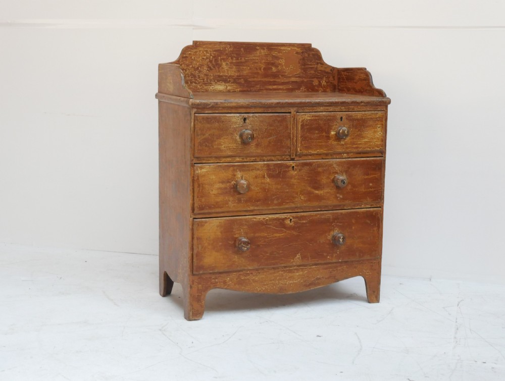 19thC Painted  Chest of Drawers View II