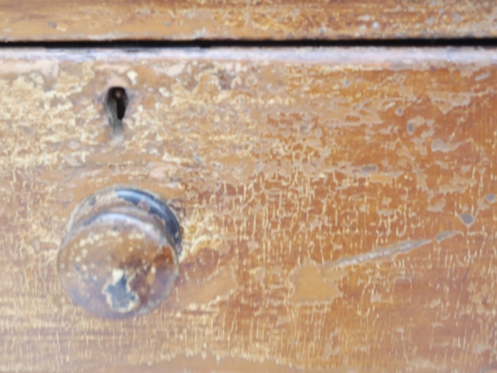 19thC Painted  Chest of Drawers View V