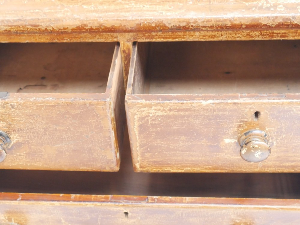 19thC Painted  Chest of Drawers View XI