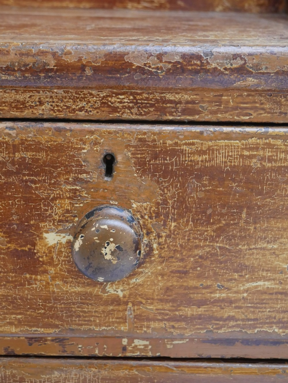 19thC Painted  Chest of Drawers View XII