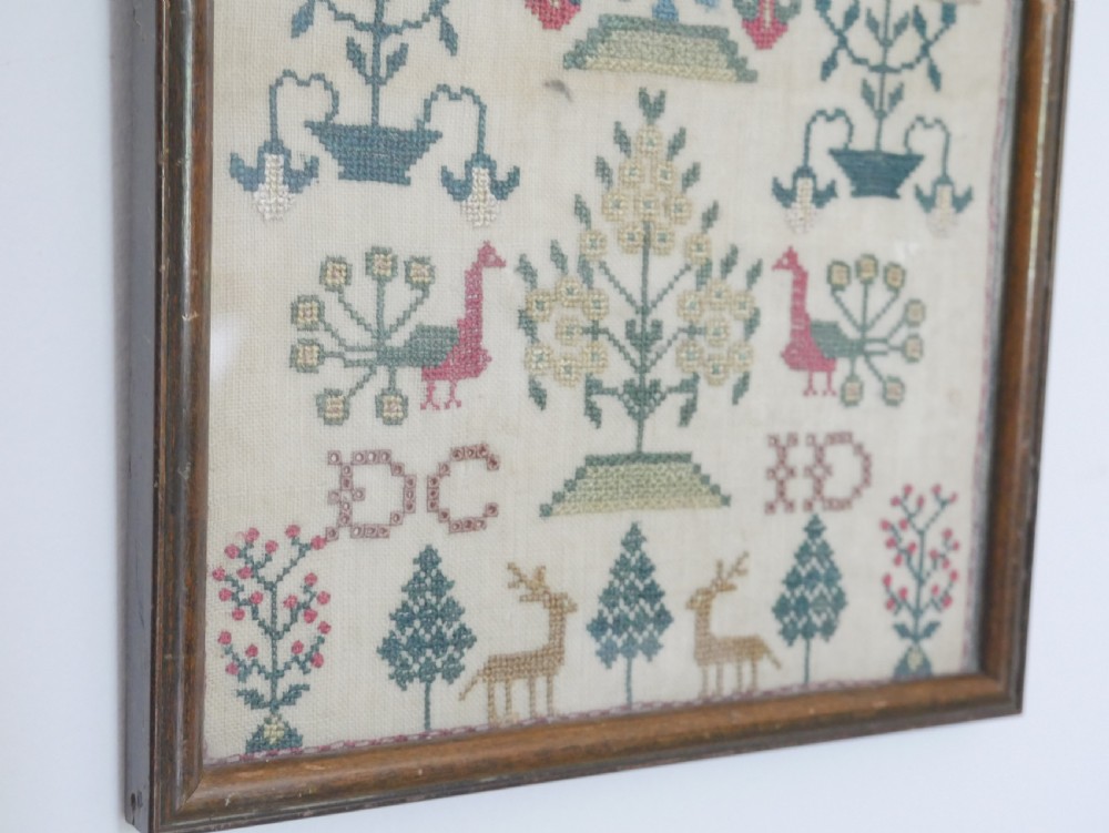Fine Small Needlepoint Sampler Mary Cargill View VI