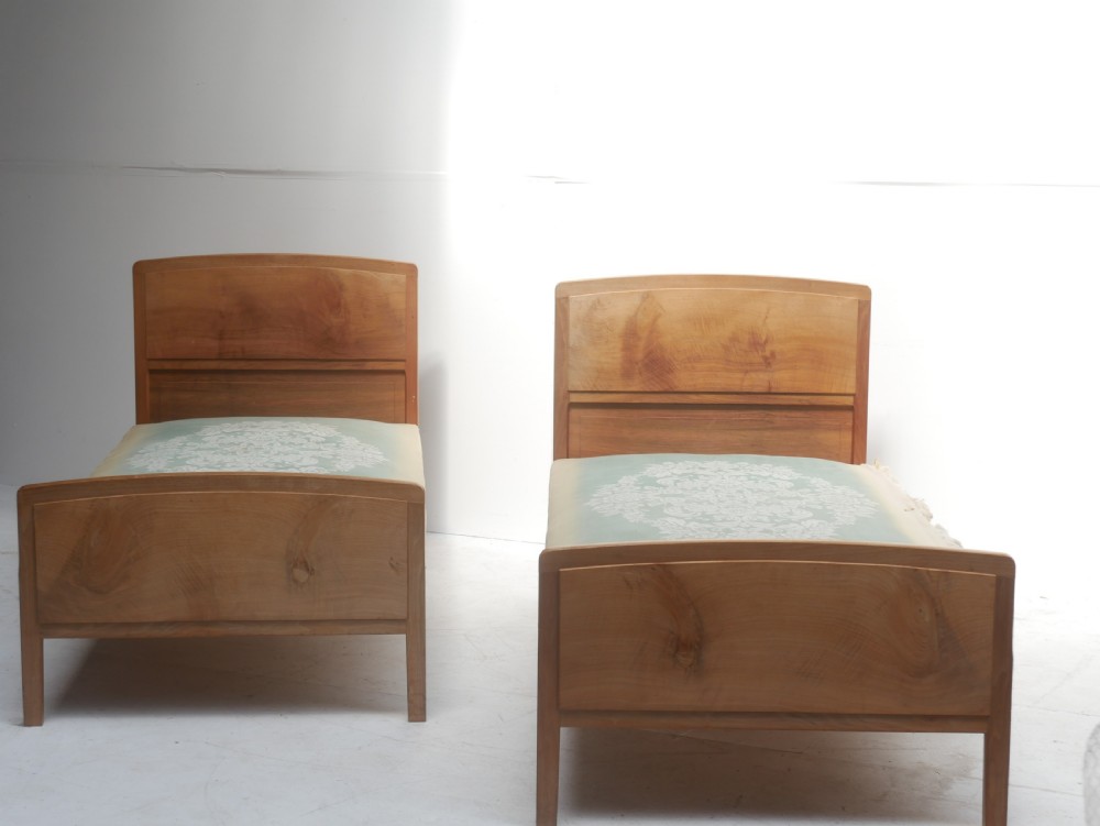 Fine Pair of Single Beds Edward Barnsley
