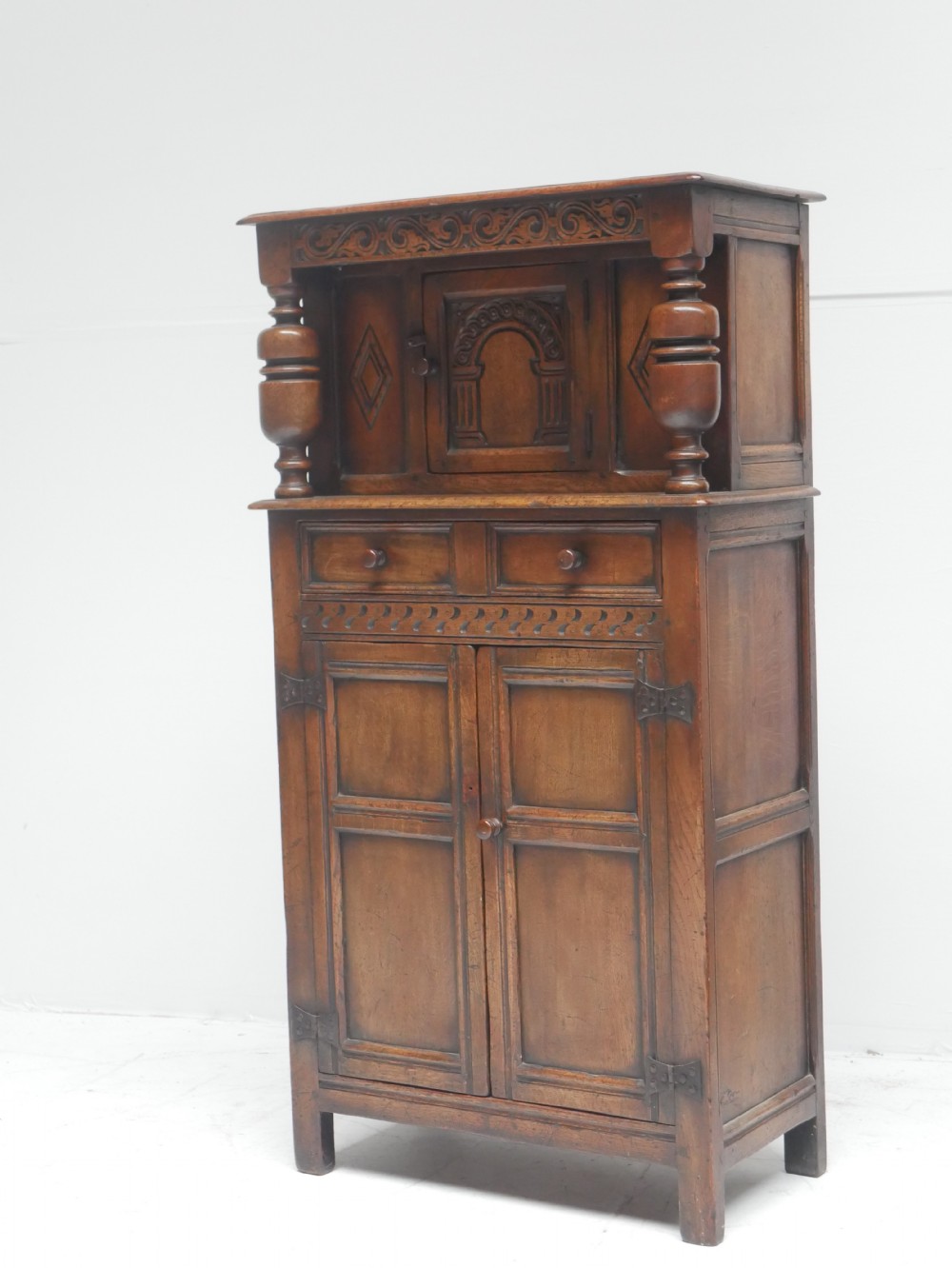  Oak Buffet Cupboard 71cm Wide View II