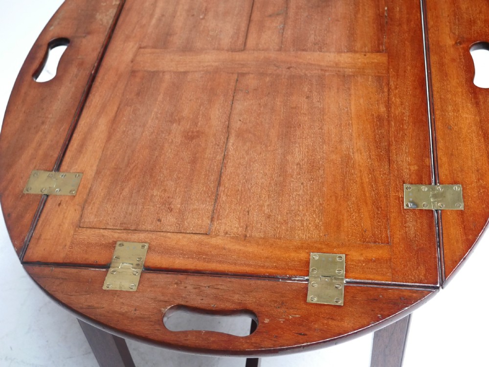 19th century Butlers Tray on later stand View V