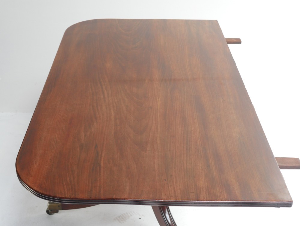 Regency three pillar dining table View VIII