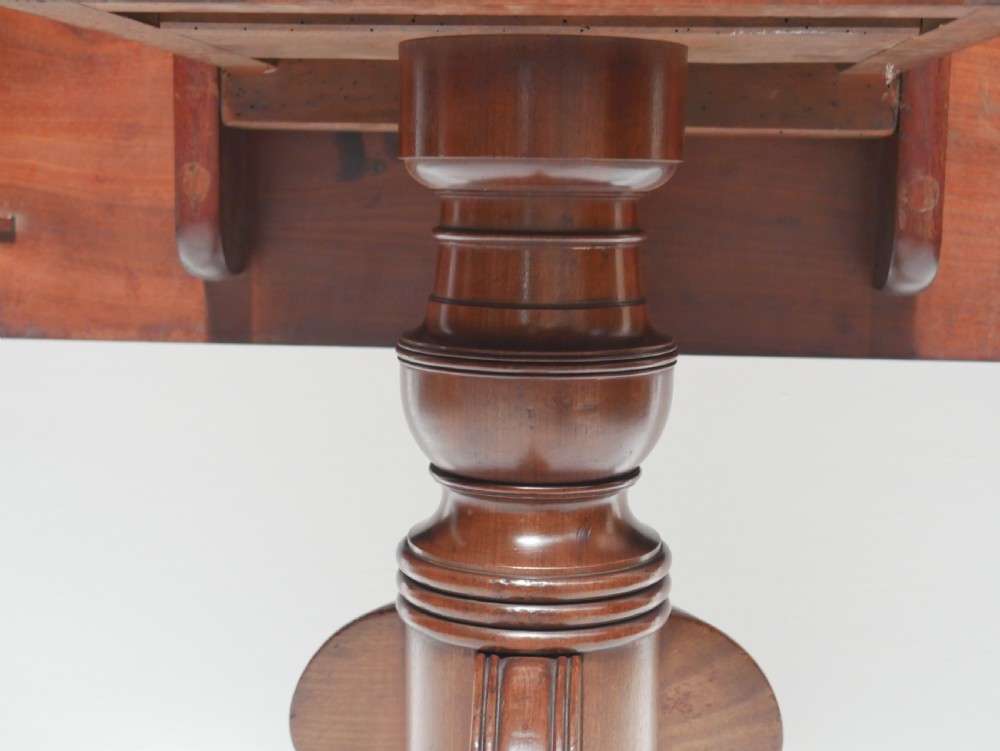 Regency three pillar dining table View X
