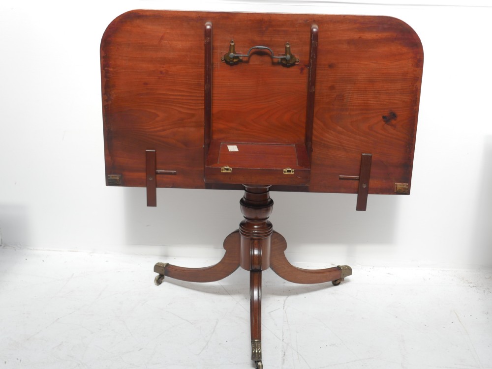 Regency three pillar dining table View XIII