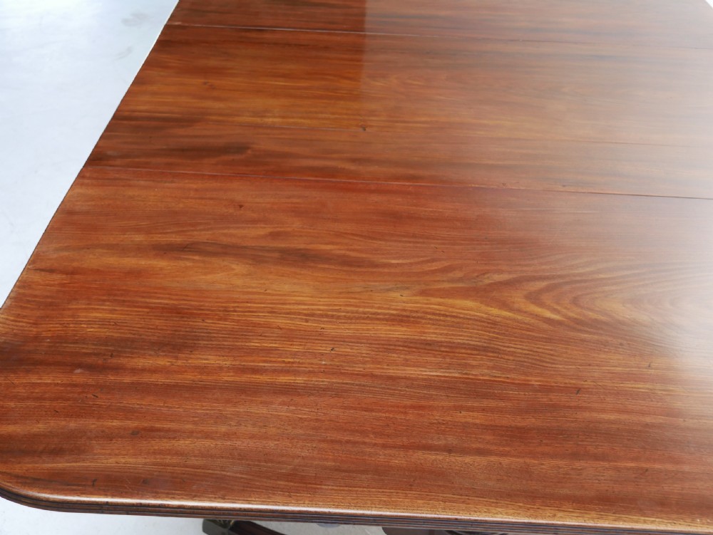 Regency three pillar dining table View XVI