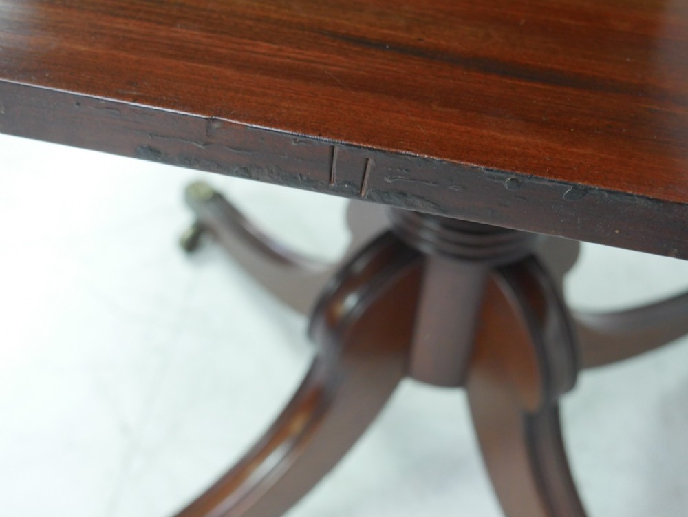 Regency three pillar dining table View XXVI