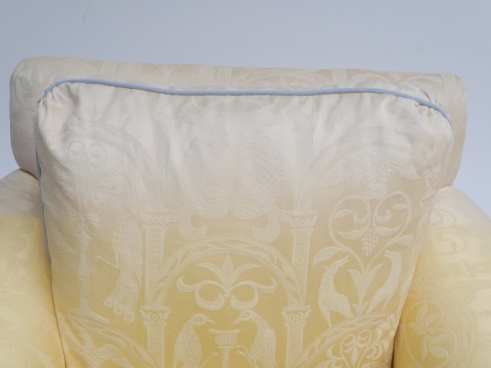 Pair 1900's Deep Seated Armchairs View VII
