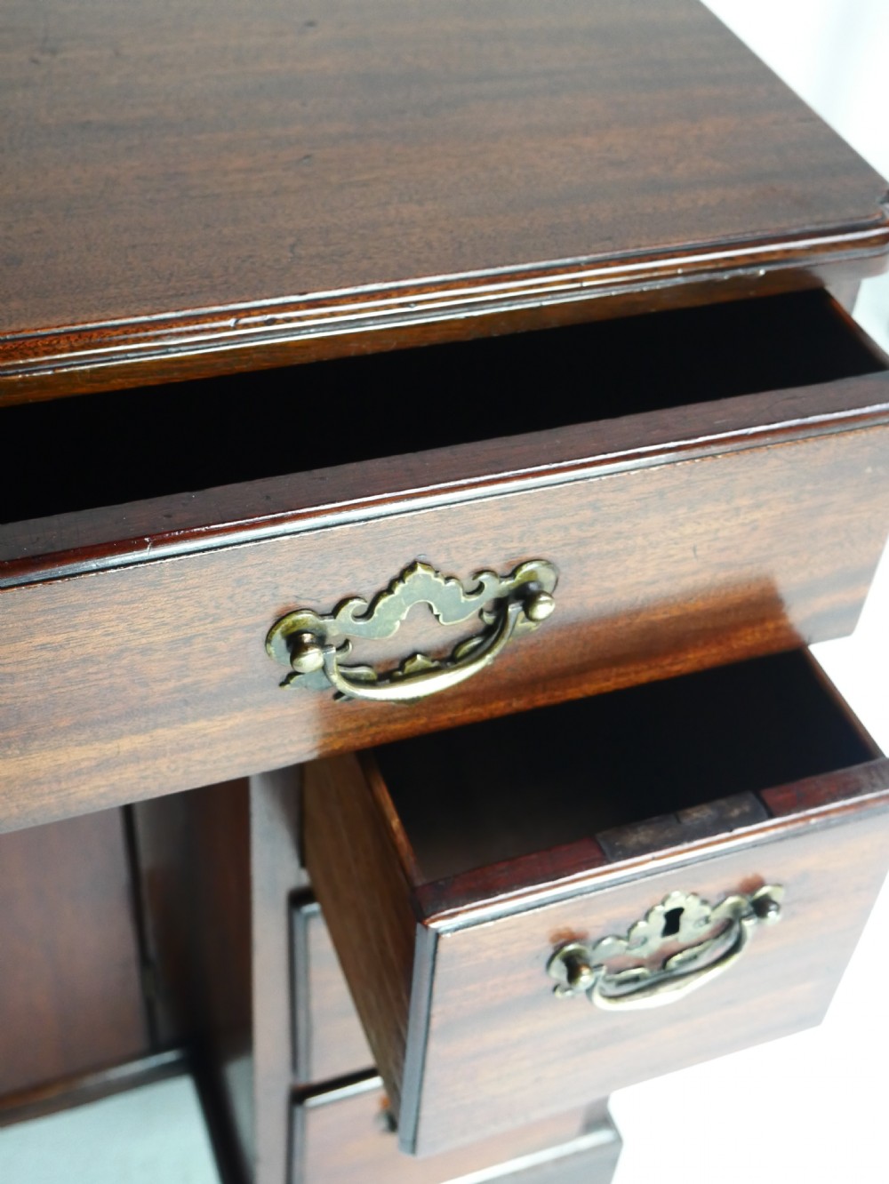 Small Georgian Kneehole Desk View X