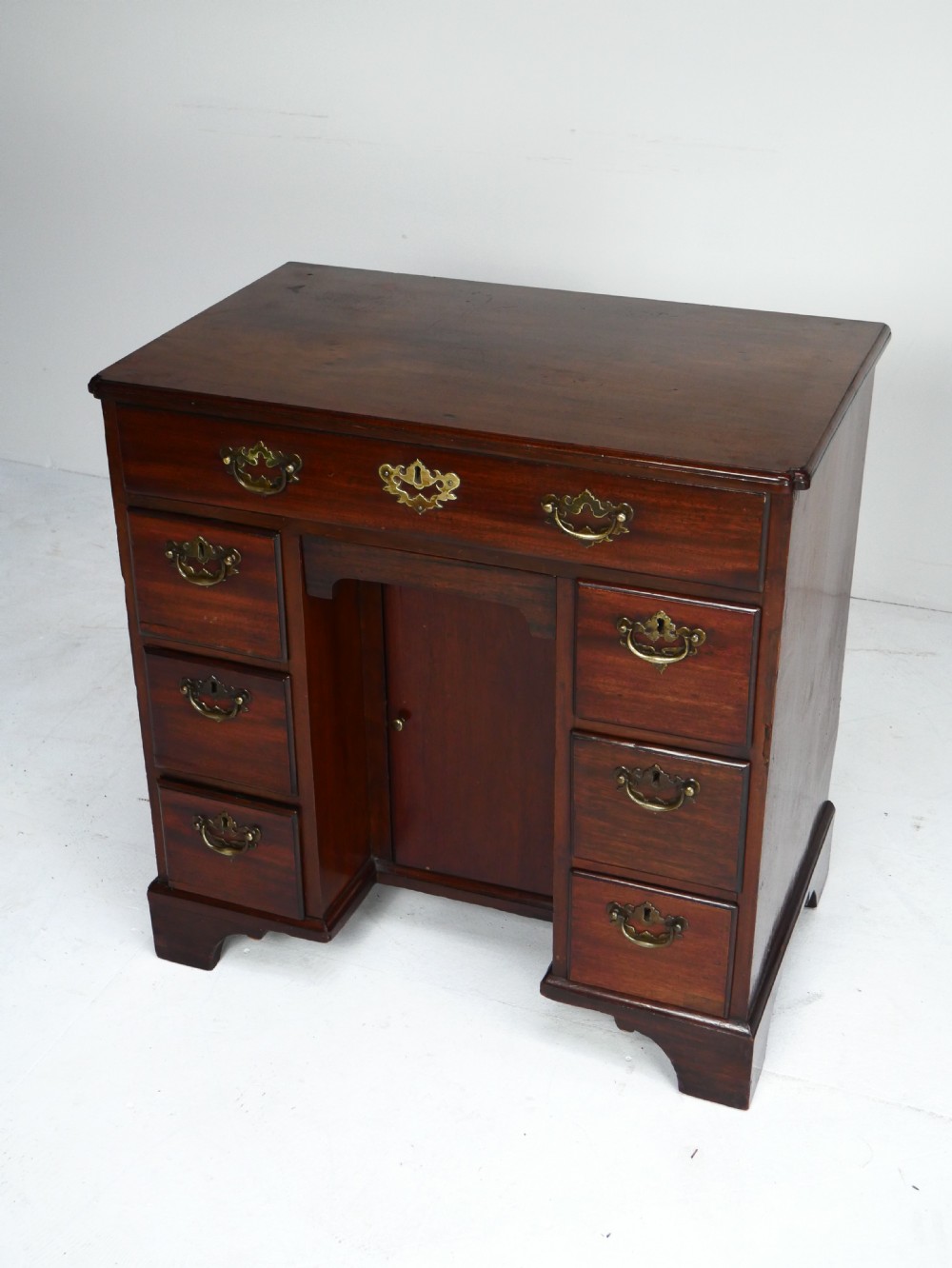 Small Georgian Kneehole Desk View XII