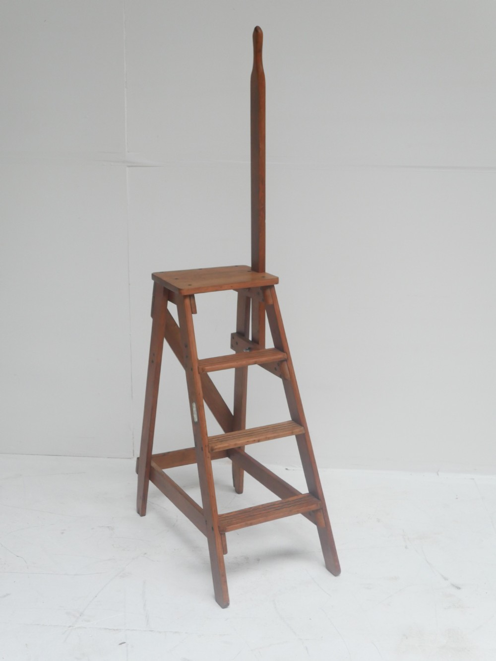 Pine Library Ladders  View II