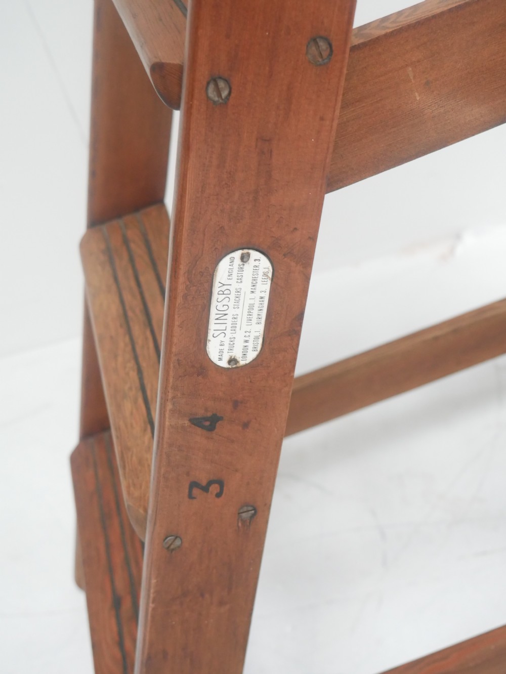 Pine Library Ladders  View XII