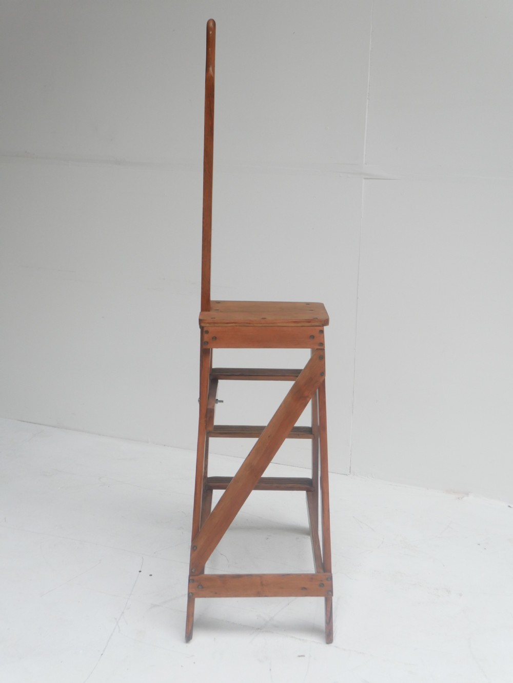 Pine Library Ladders  View VIII