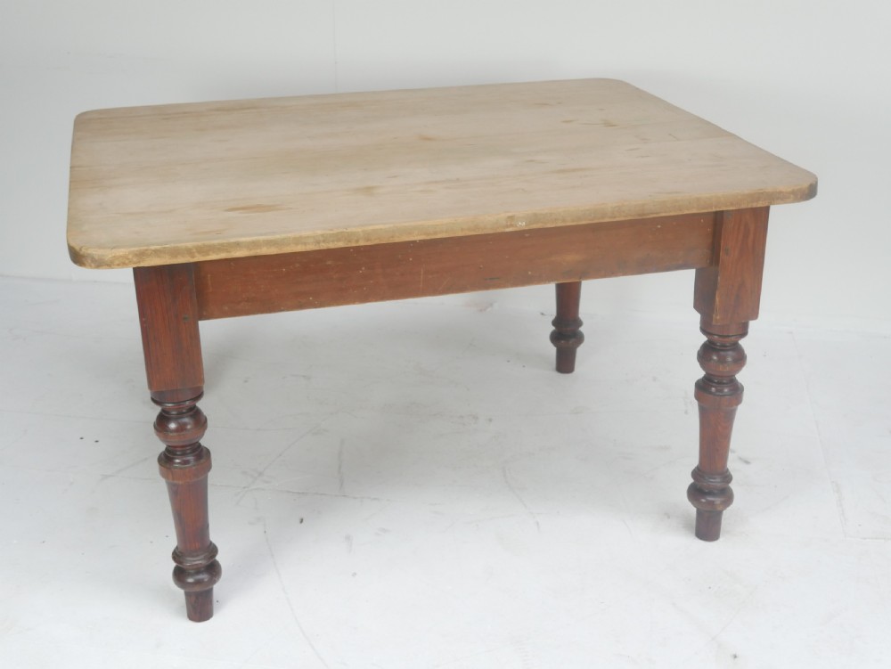 19th Century Pine Table View V