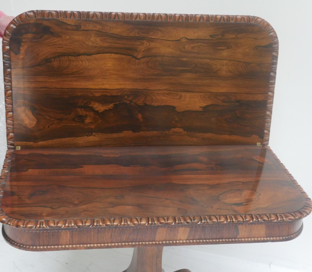 Rosewood Tea Side Table View VI