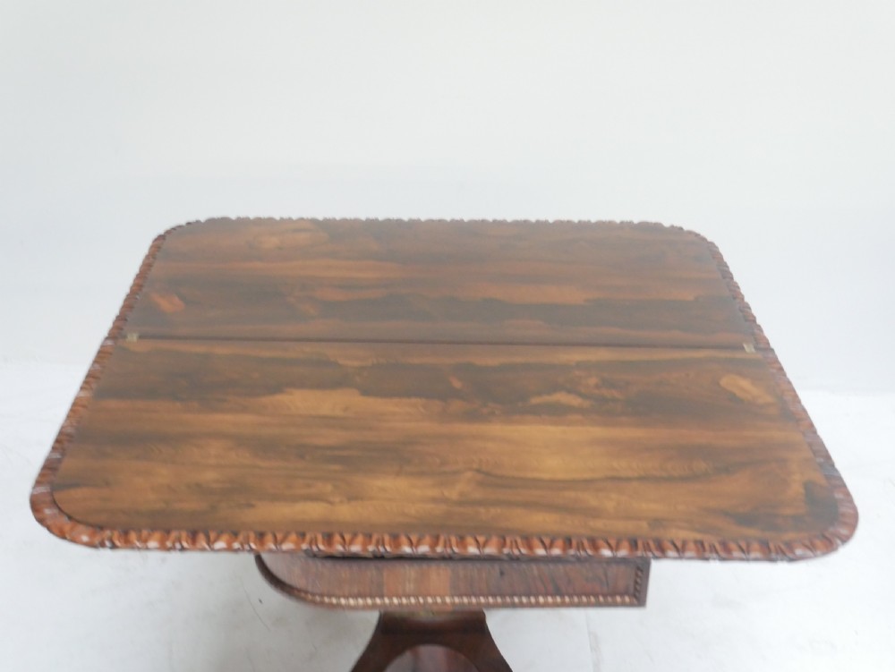 Rosewood Tea Side Table View VIII