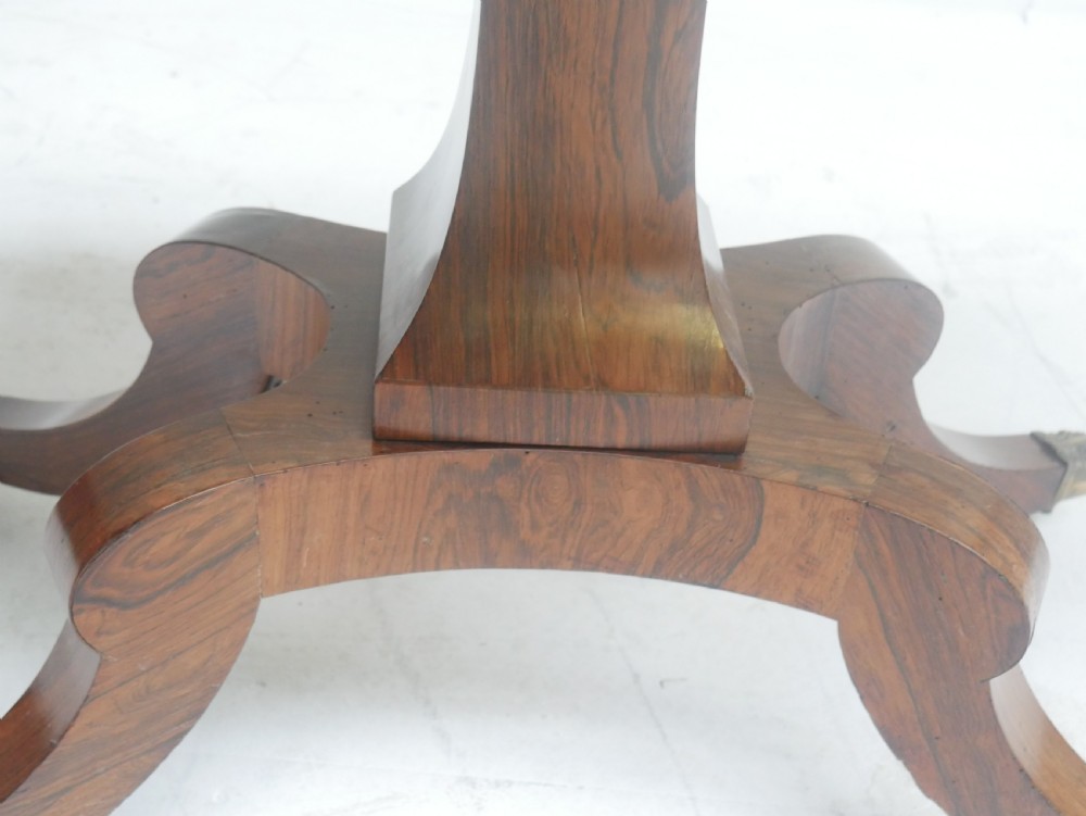 Rosewood Tea Side Table View XI