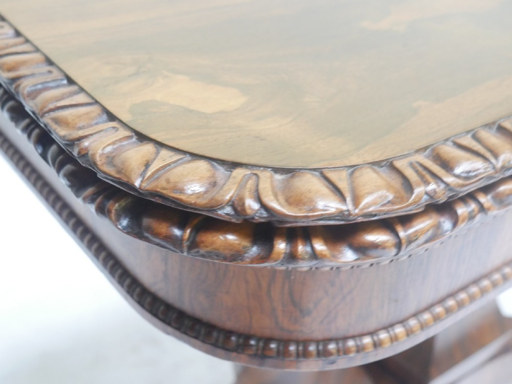 Rosewood Tea Side Table View XIII