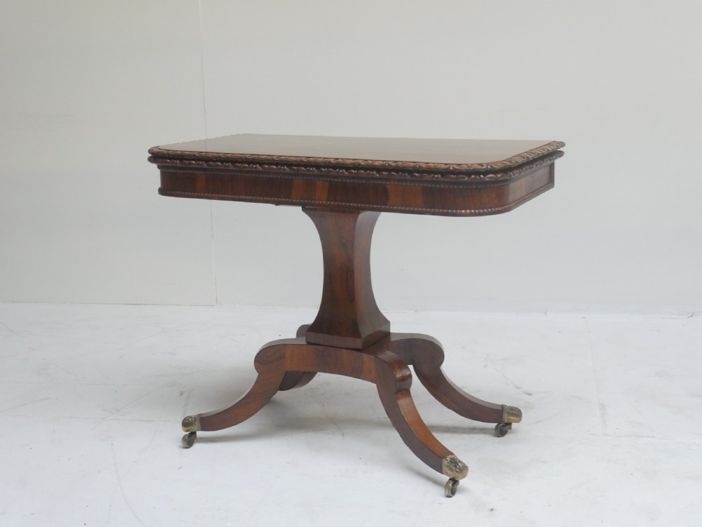 Rosewood Tea Side Table View XIV