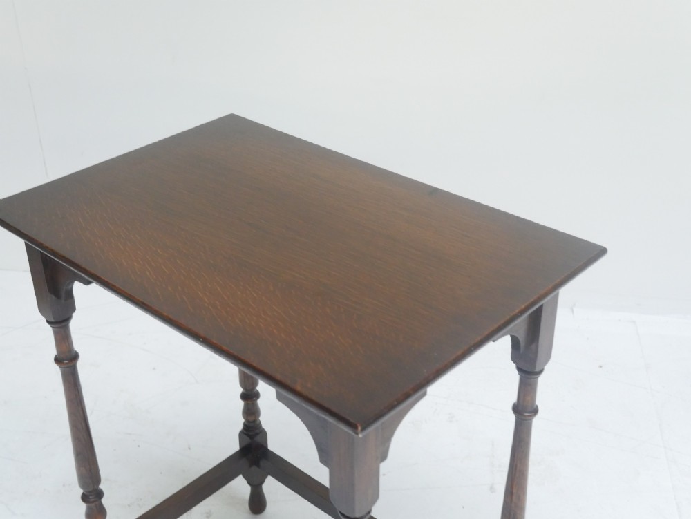 Scottish Oak Side Table View II