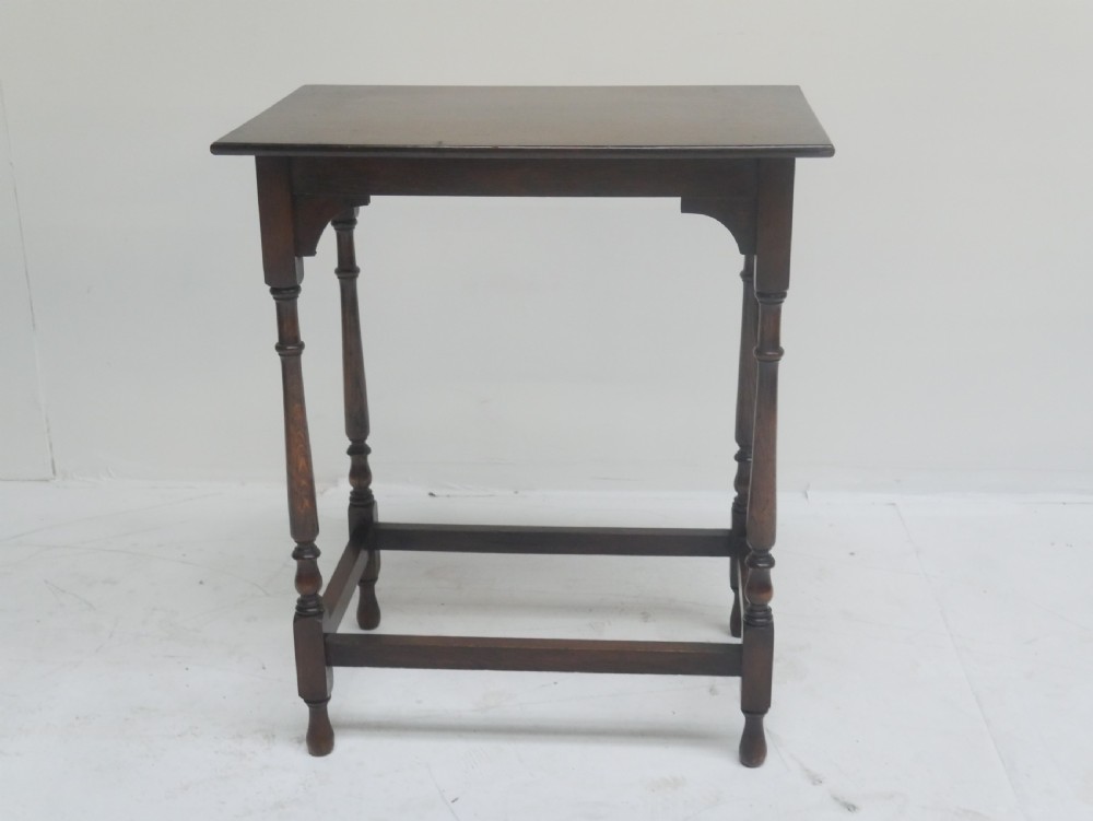 Scottish Oak Side Table View VII
