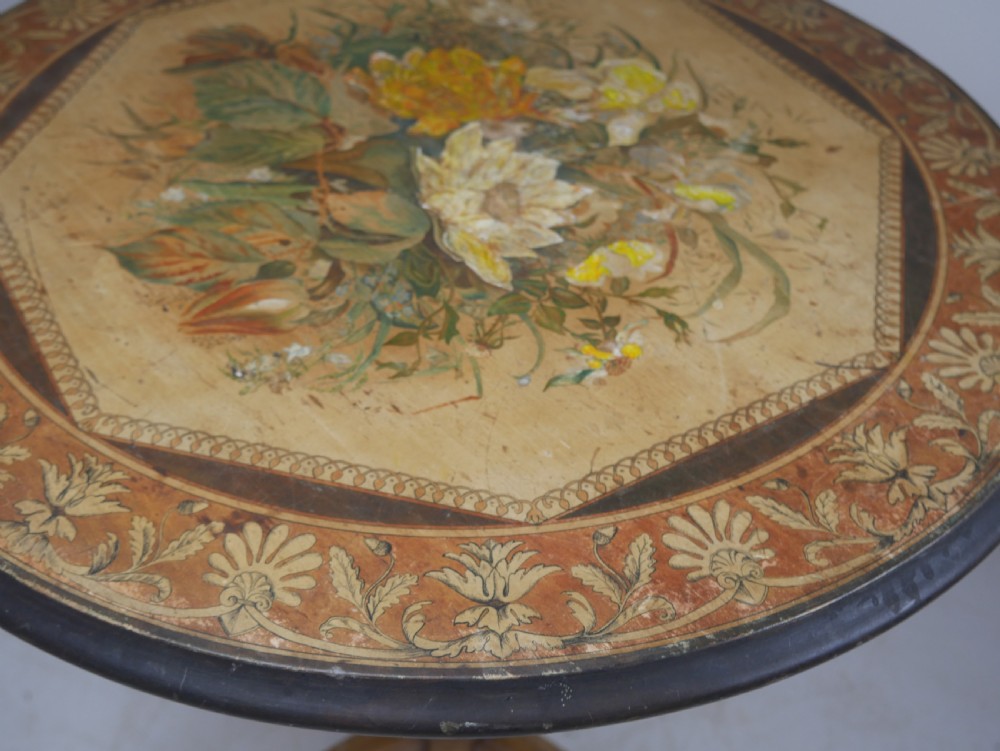 19thC Painted Occasional Table View III