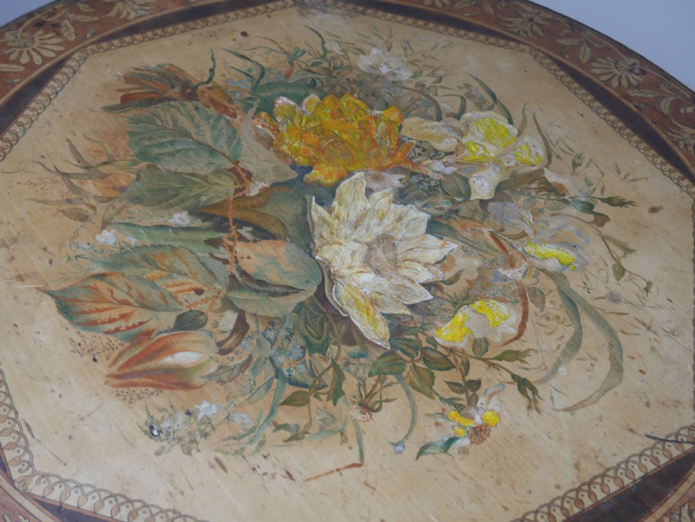 19thC Painted Occasional Table View IV