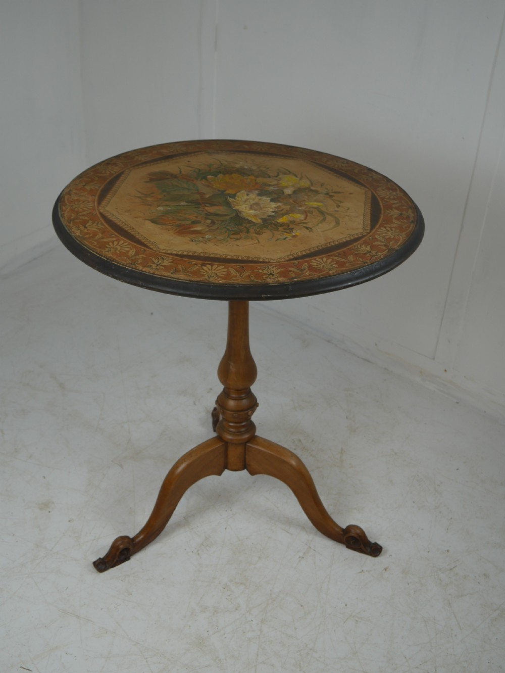 19thC Painted Occasional Table View IX