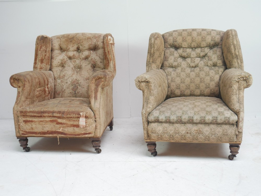 Pair Wing Chairs View IX