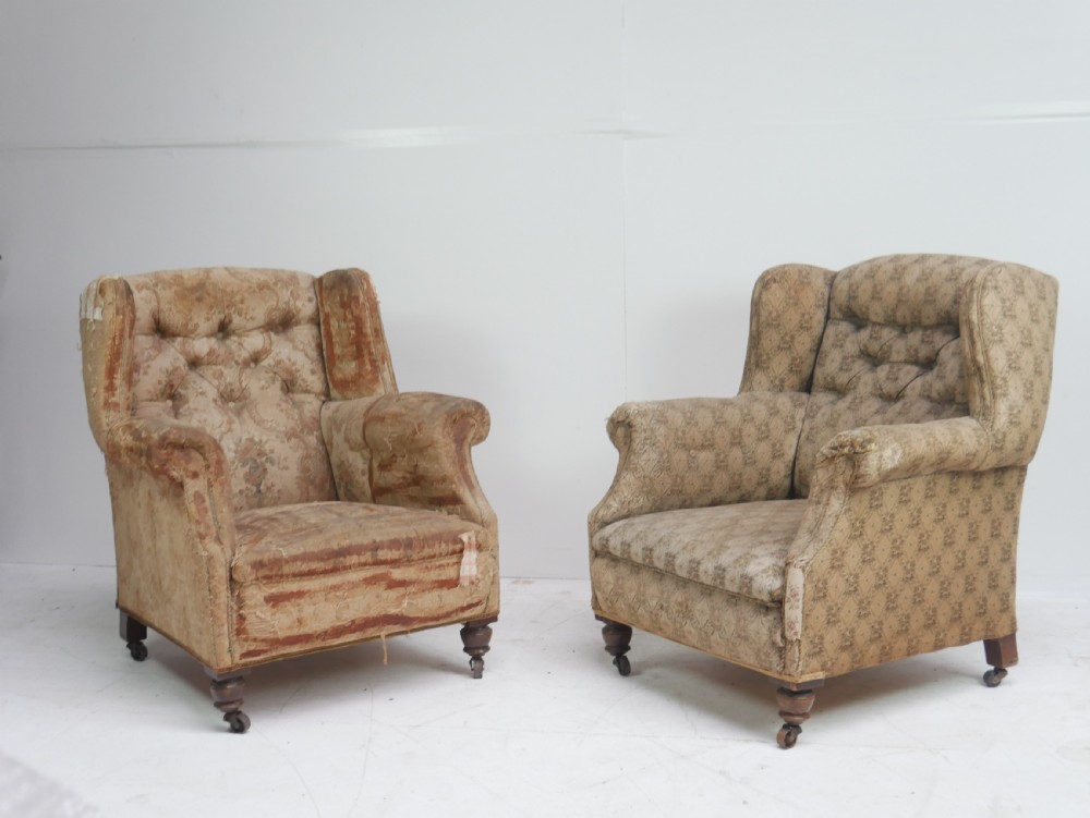 Pair Wing Chairs View X