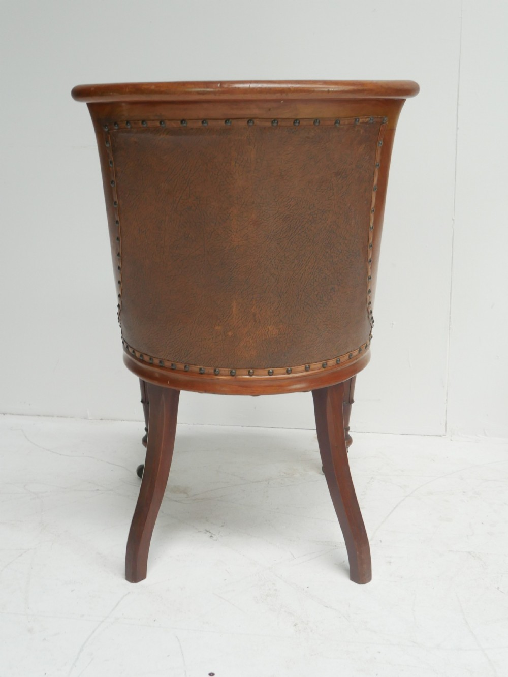 Set of Six Library Side Chairs Dated 1830 View XIV