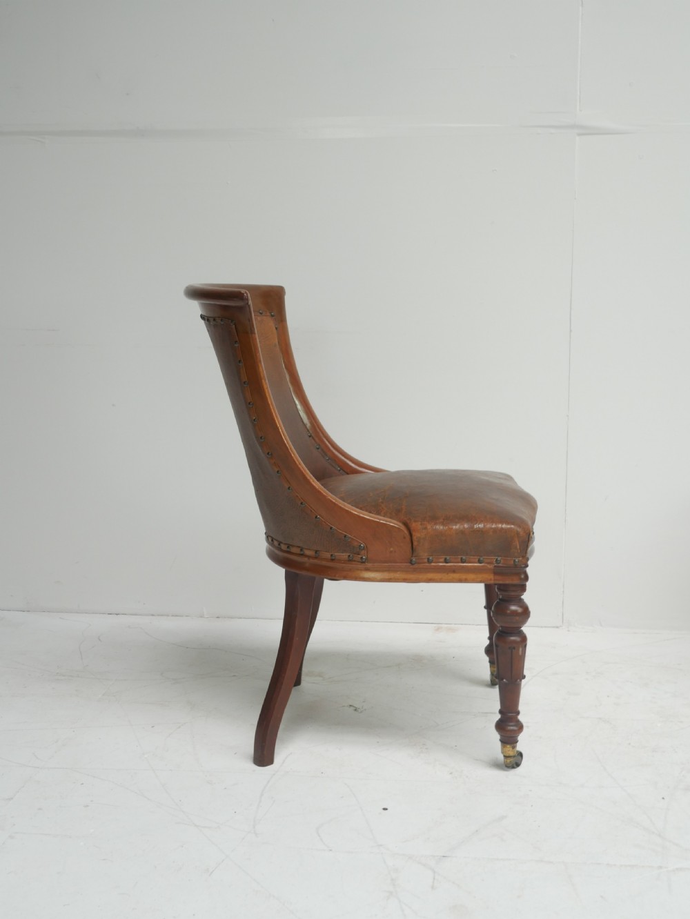 Set of Six Library Side Chairs Dated 1830 View XV