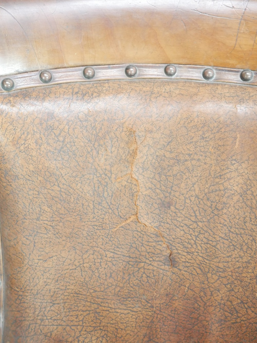 Set of Six Library Side Chairs Dated 1830 View XIX