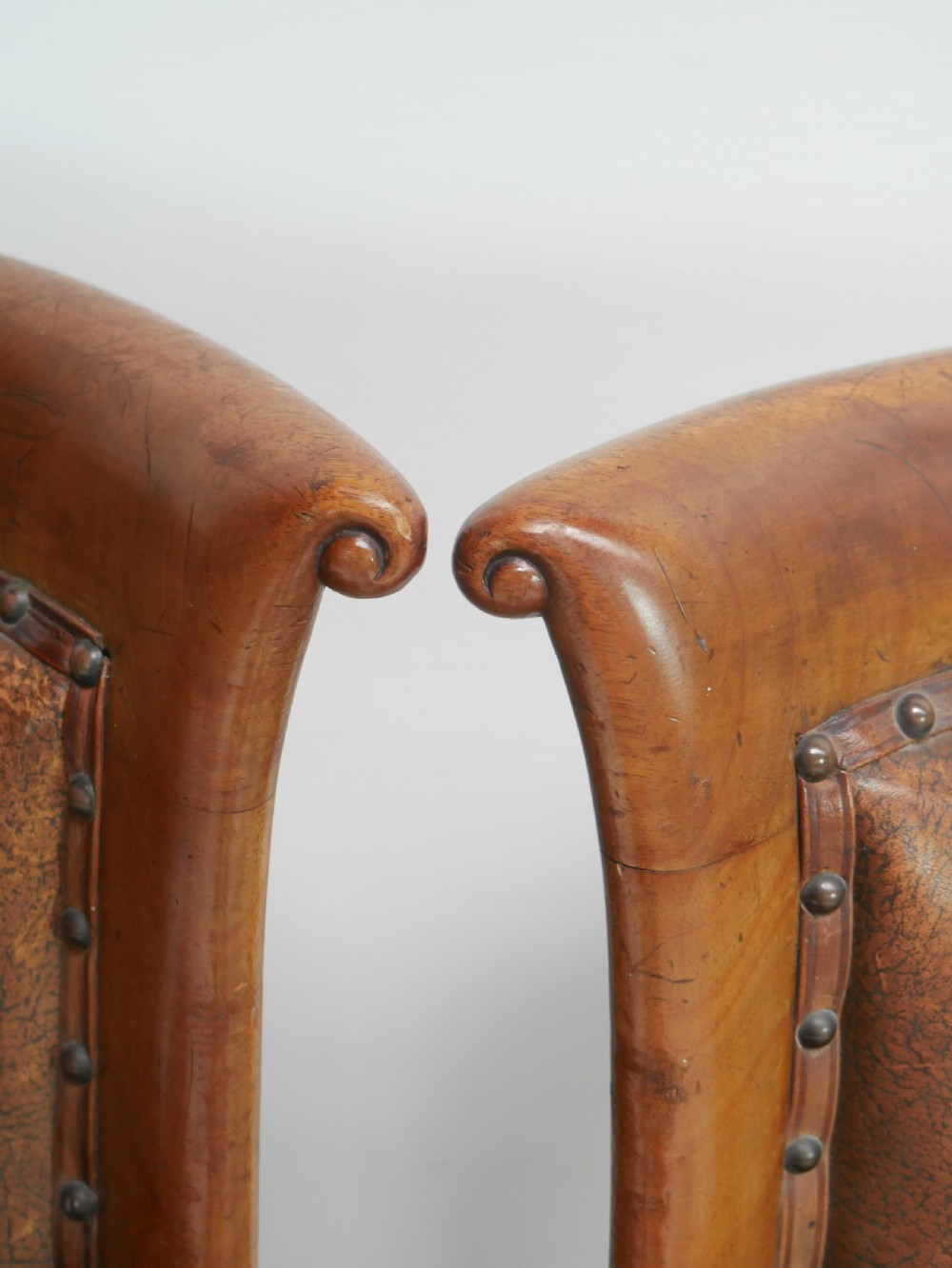 Set of Six Library Side Chairs Dated 1830 View XXI