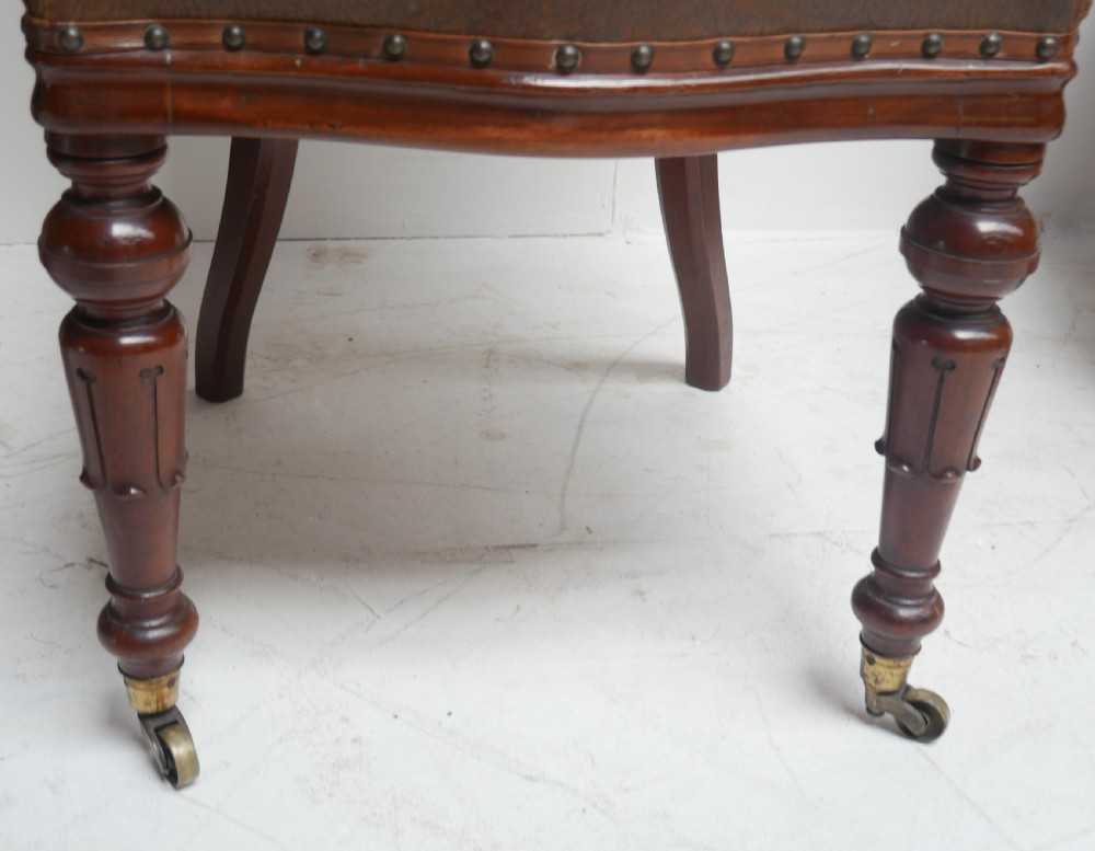 Set of Six Library Side Chairs Dated 1830 View XXV