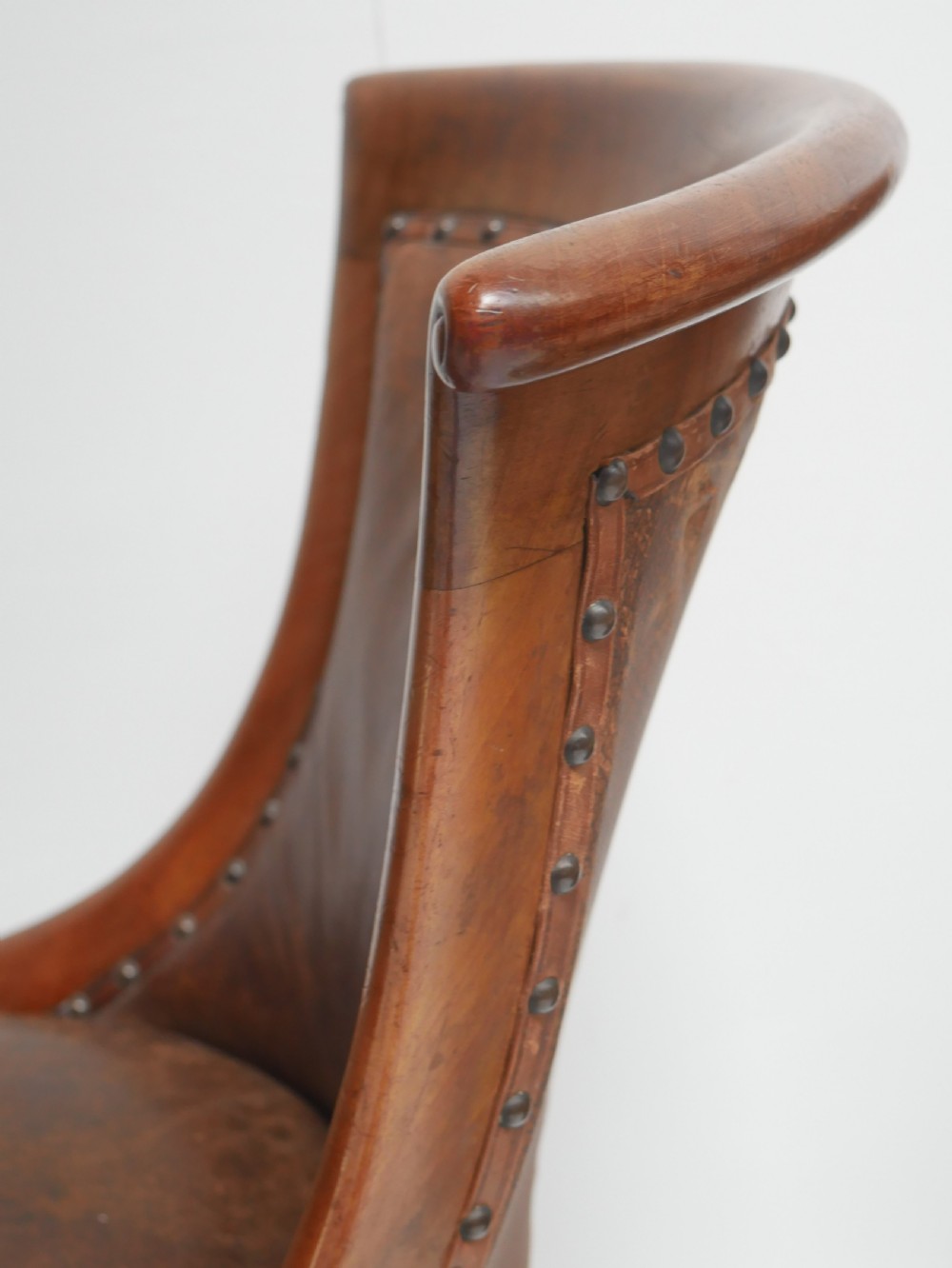 Set of Six Library Side Chairs Dated 1830 View XXVII