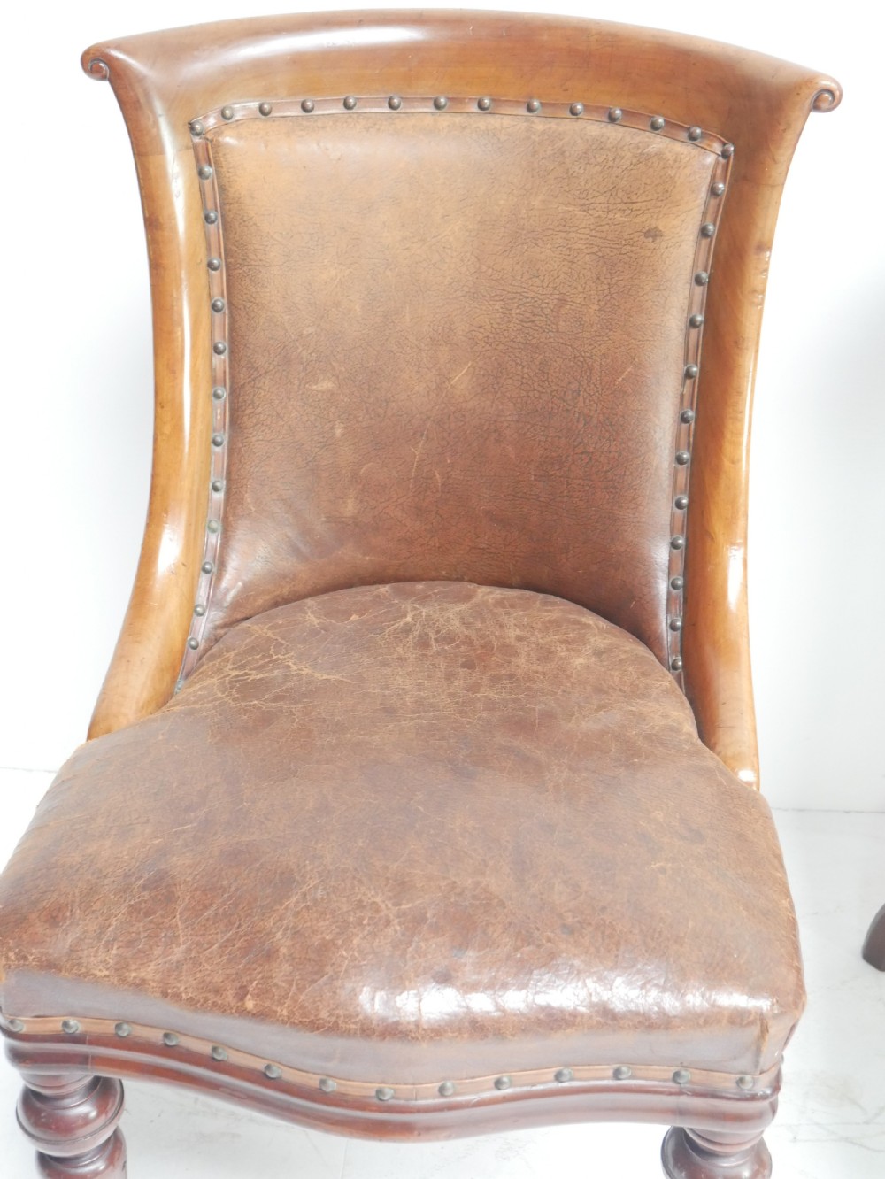 Set of Six Library Side Chairs Dated 1830 View XXIX