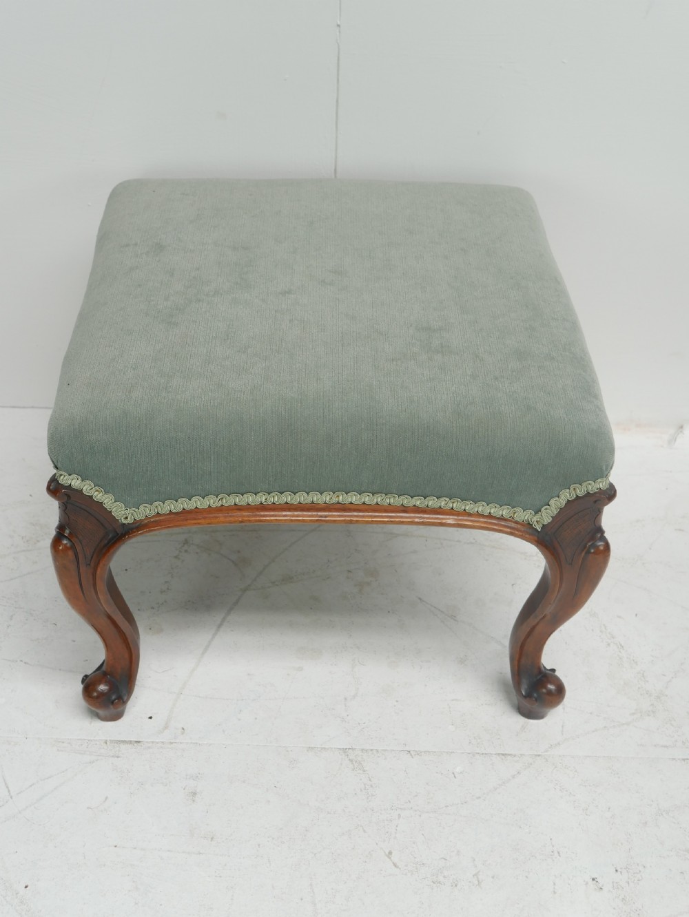 19thC Square Stool