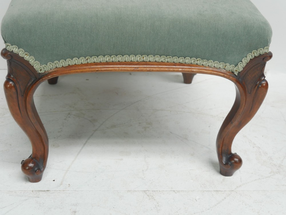 19thC Square Stool View II