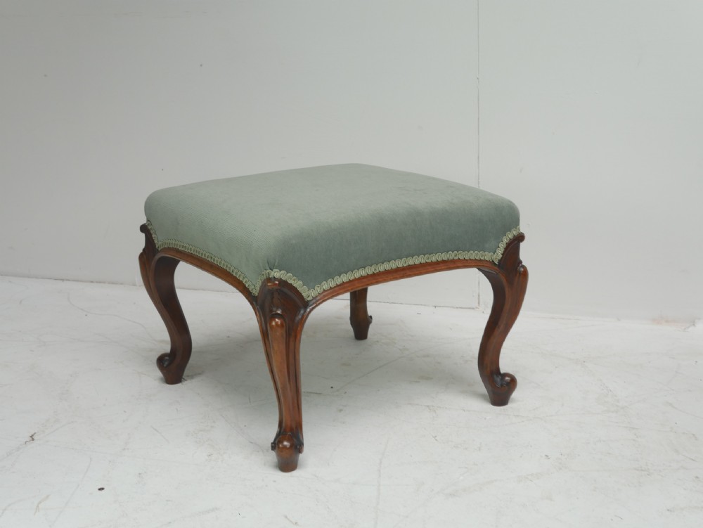 19thC Square Stool View III
