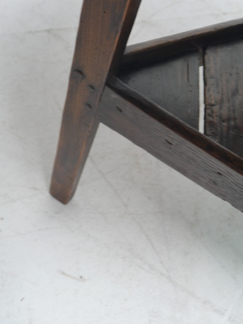 18th Century Oak Cricket Table View II