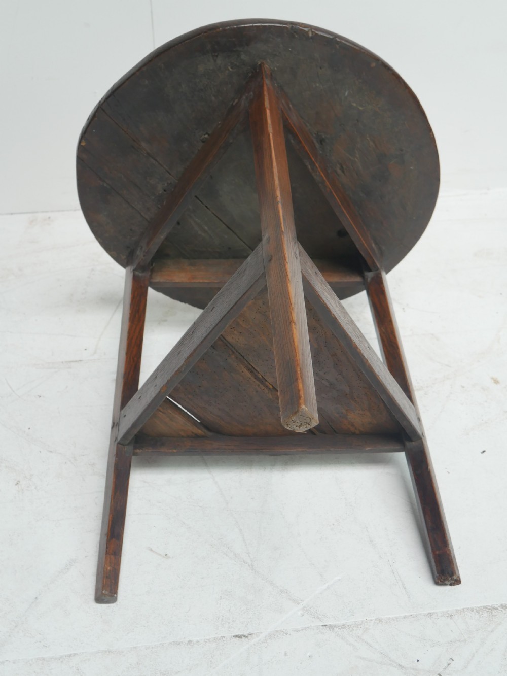 18th Century Oak Cricket Table View VII