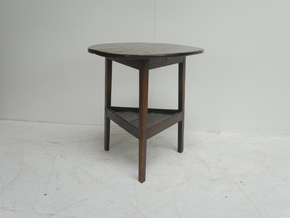 18th Century Oak Cricket Table View X