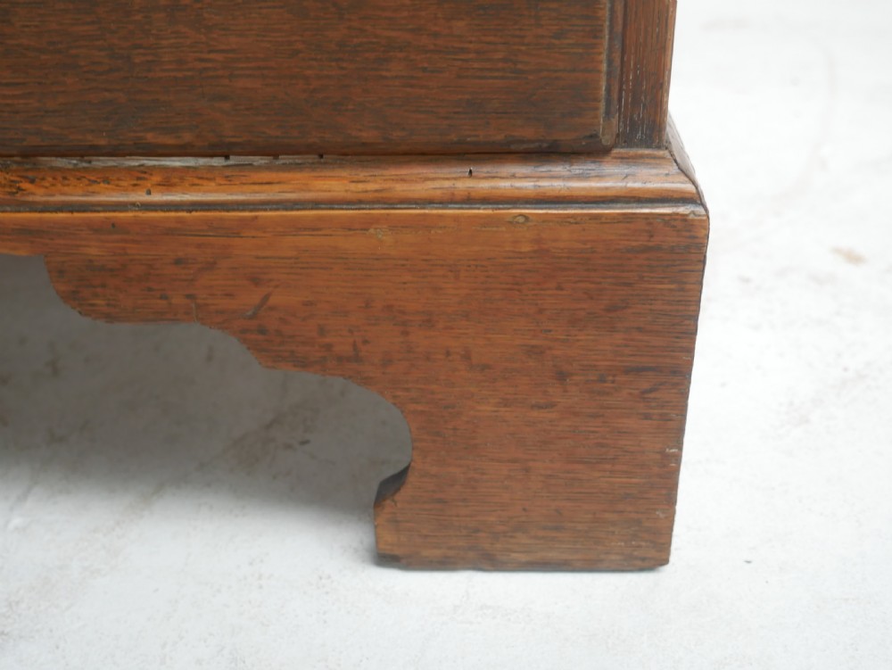 Small Georgian Oak Chest of Drawers 78cm Wide View V